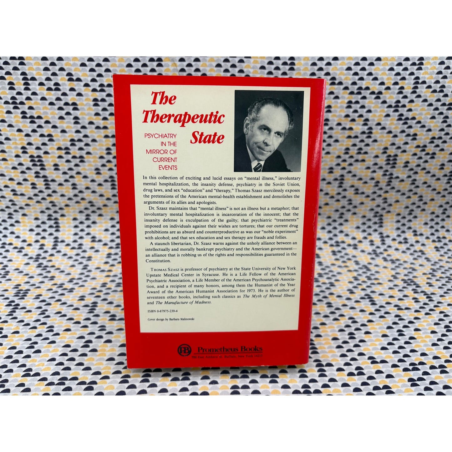 The Therapeutic State - Thomas Szasz - Prometheus - Paperback