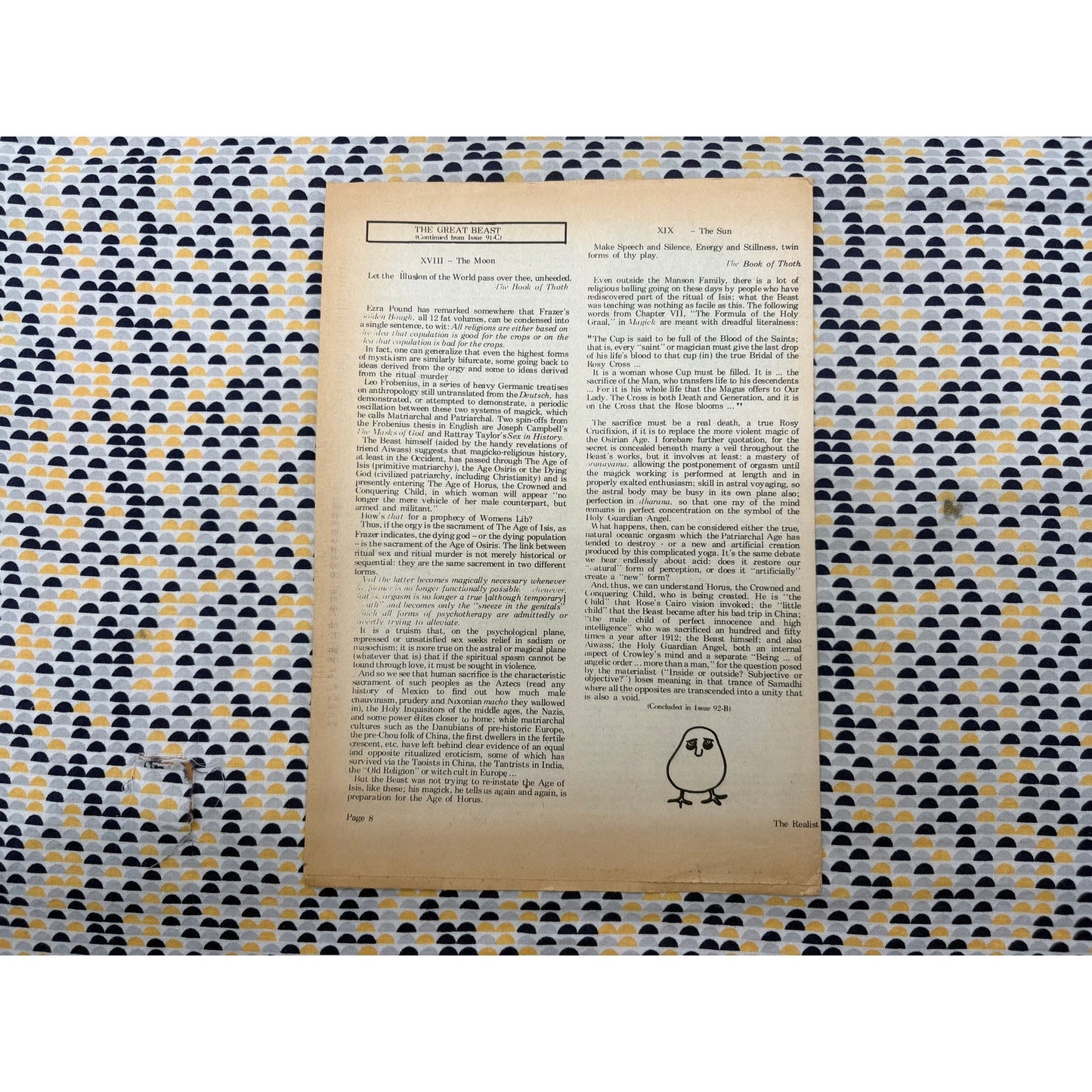 The Realist Magazine - Counterculture Newspaper - January 1972 - No. 92A