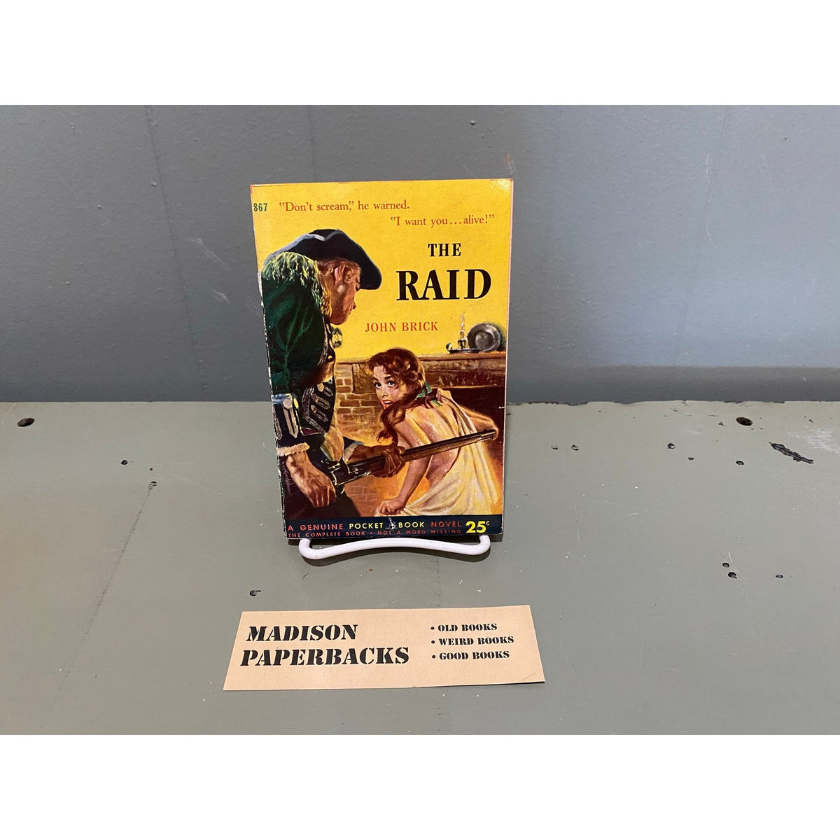 The Raid - John Brick - Pocket 867 - Sleaze - Vintage Paperbacks