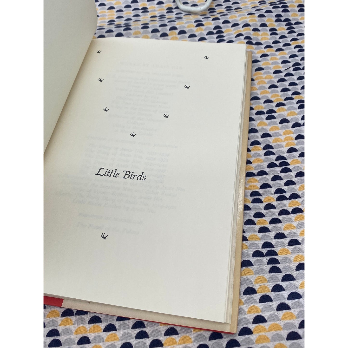 Little Birds - Erotica by Anais Nin - Vintage Hardcover Book - HBJ Edition
