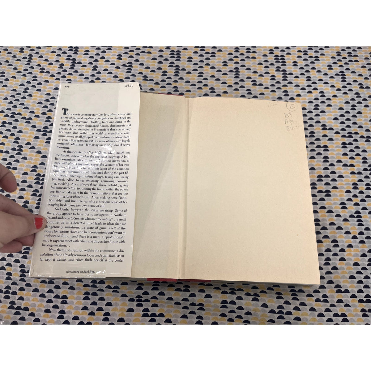 The Good Terrorist - Doris Lessing - Knopf Books - Hardcover - 1st American Edition