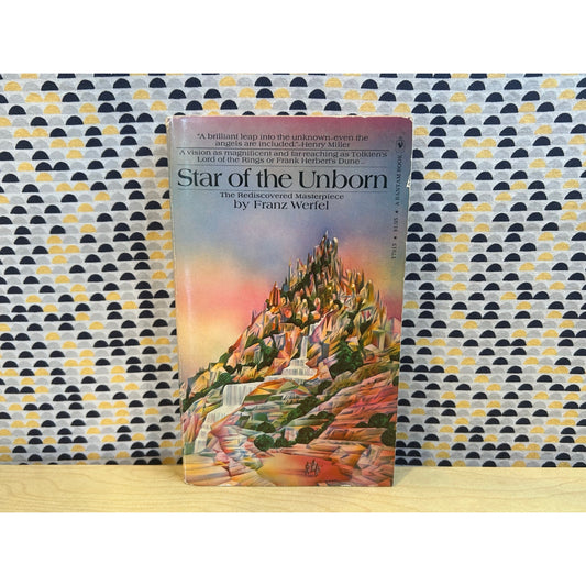 Star of the Unborn - Franz Werfel - Vintage Paperback Book - Bantam Edition