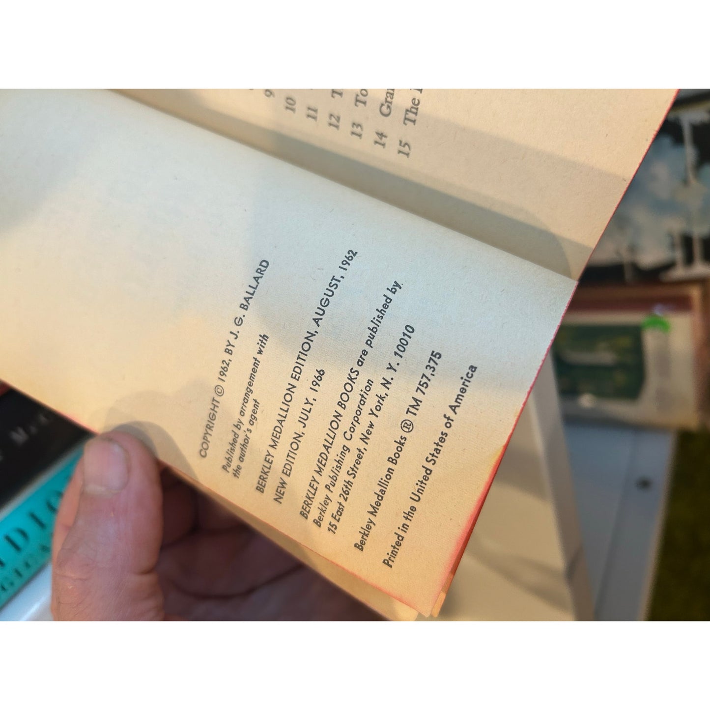 The Drowned World - J.G. Ballard - Vintage Paperback Book - 50 cent Berkley Edition
