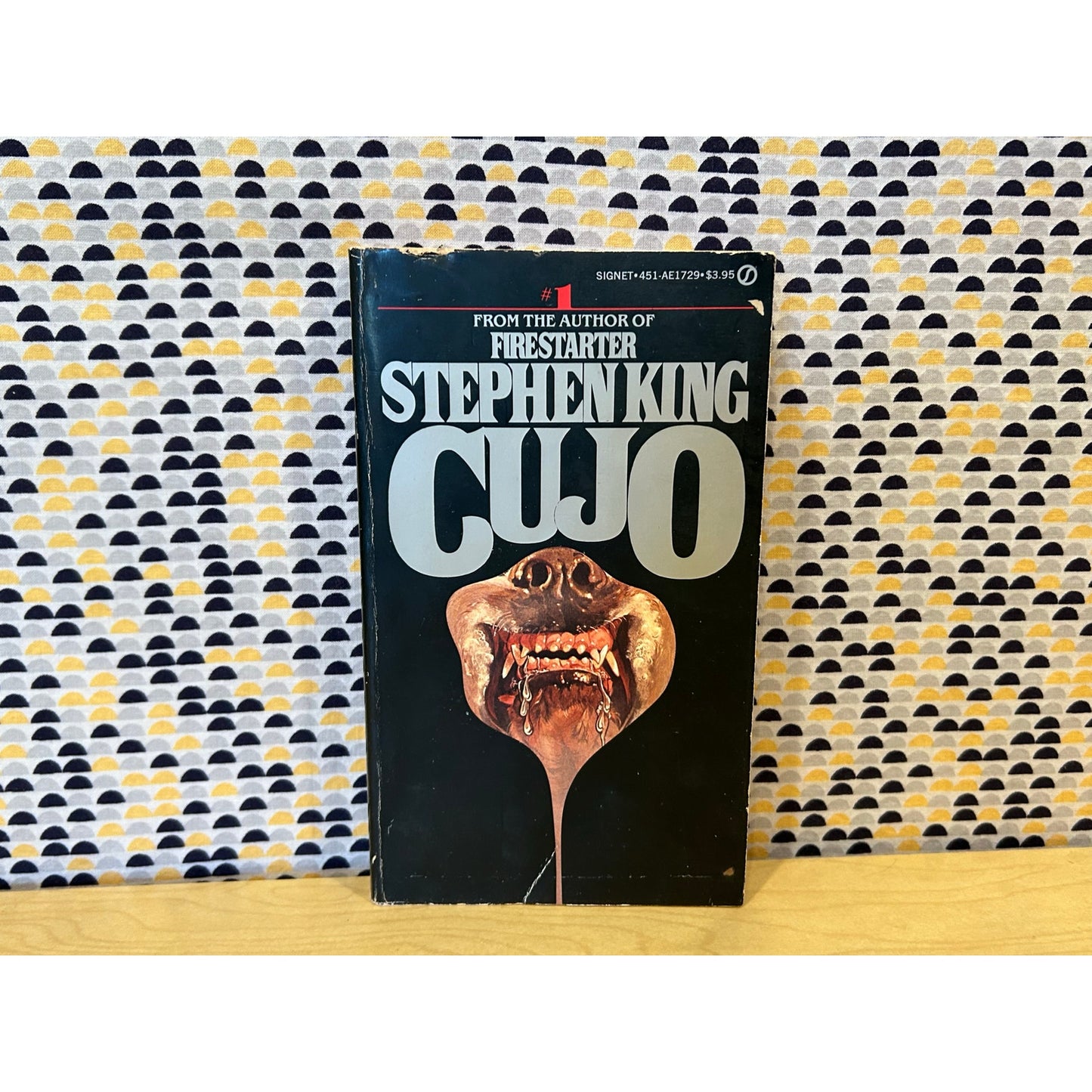 Cujo - Stephen King - Vintage Paperback Book - Signet Books