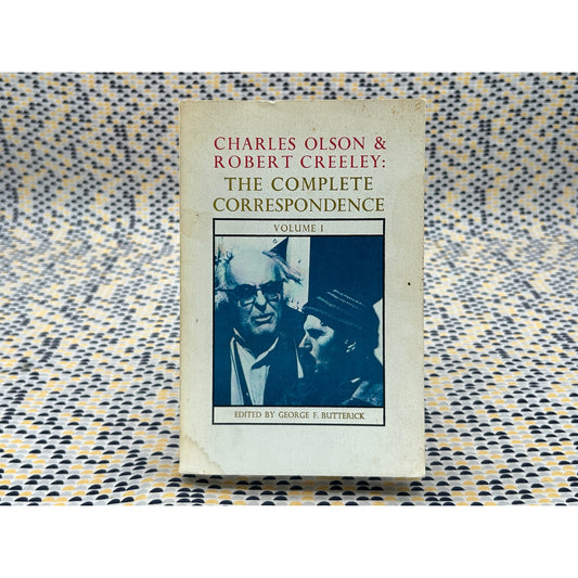 The Complete Correspondence - Charles Olson - Robert Creeley - Black Sparrow - Paperback