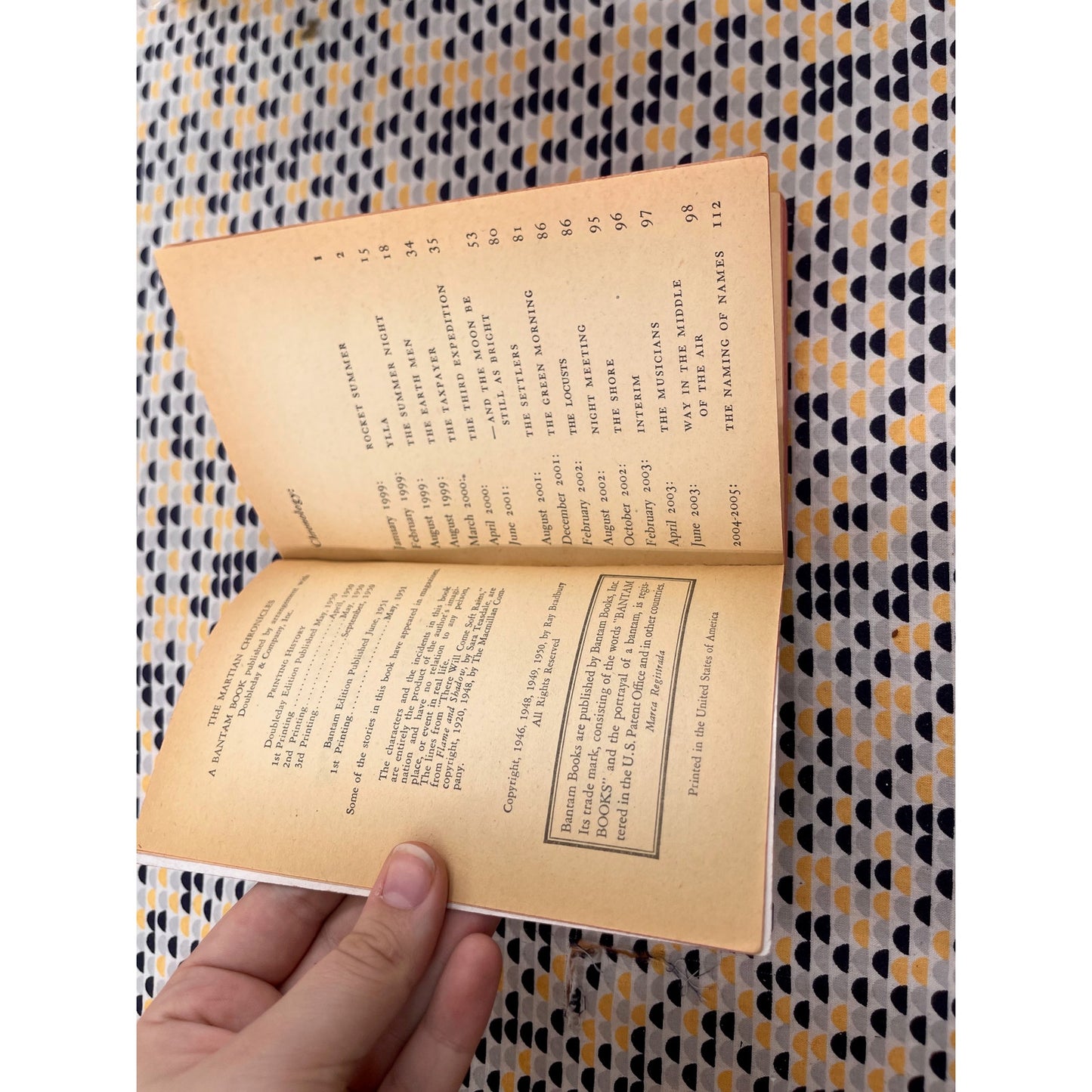 The Martian Chronicles - Ray Bradbury - Bantam Books - Paperback