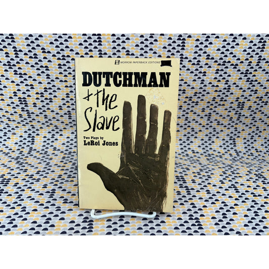 Dutchman and The Slave - LeRoi Jones - Vintage Paperback Book - Morrow Edition
