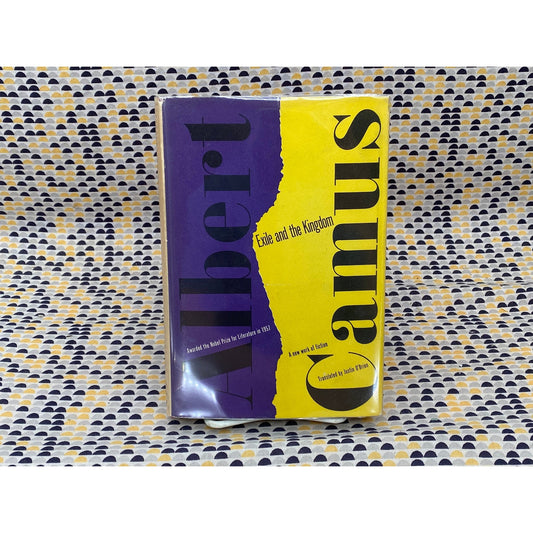 Exile and the Kingdom - Albert Camus - Vintage Hardcover Book - 1958 First American Edition - 3rd Printing - Borzoi Books