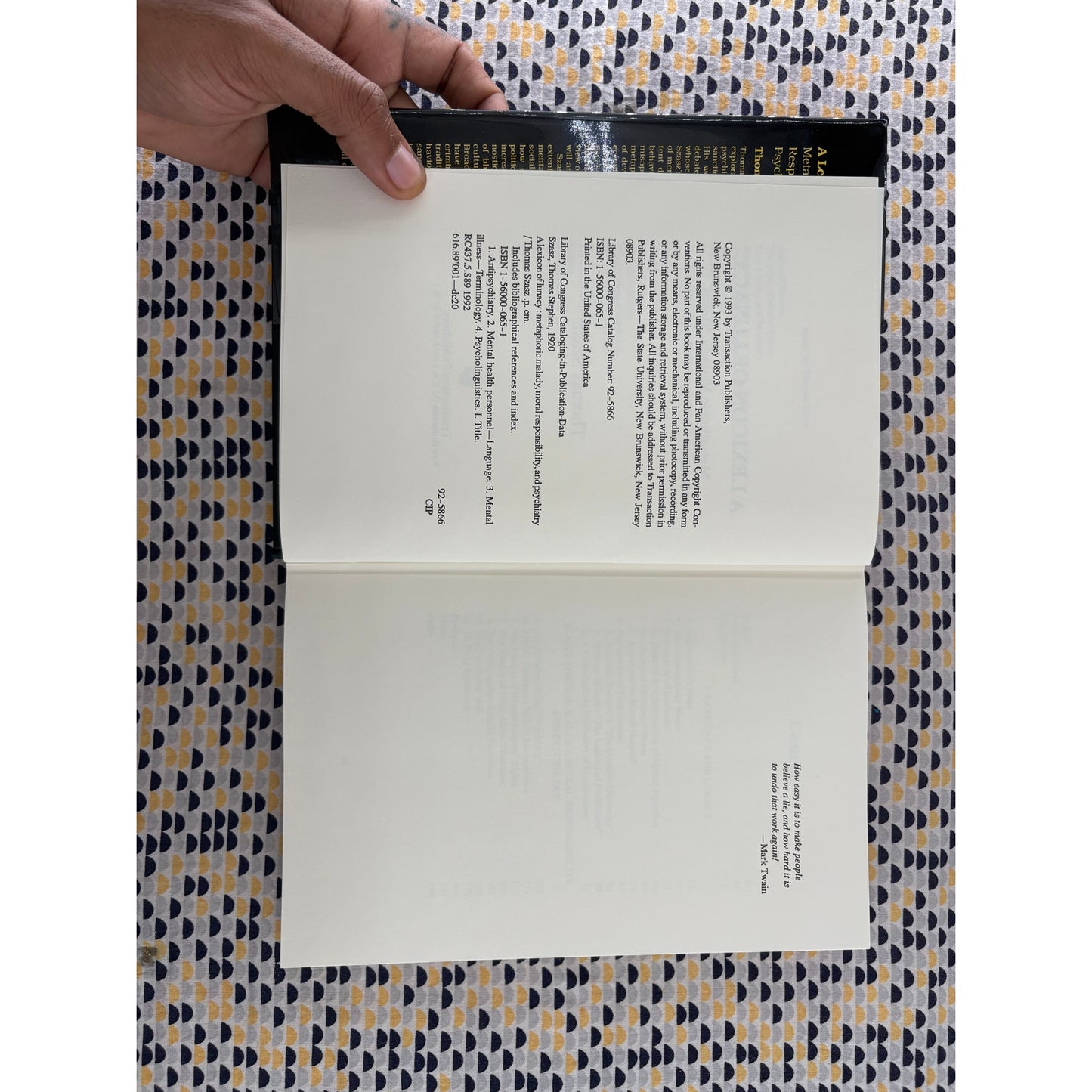 A Lexicon Of Lunacy - Thomas Szasz - Transaction - Hardcover