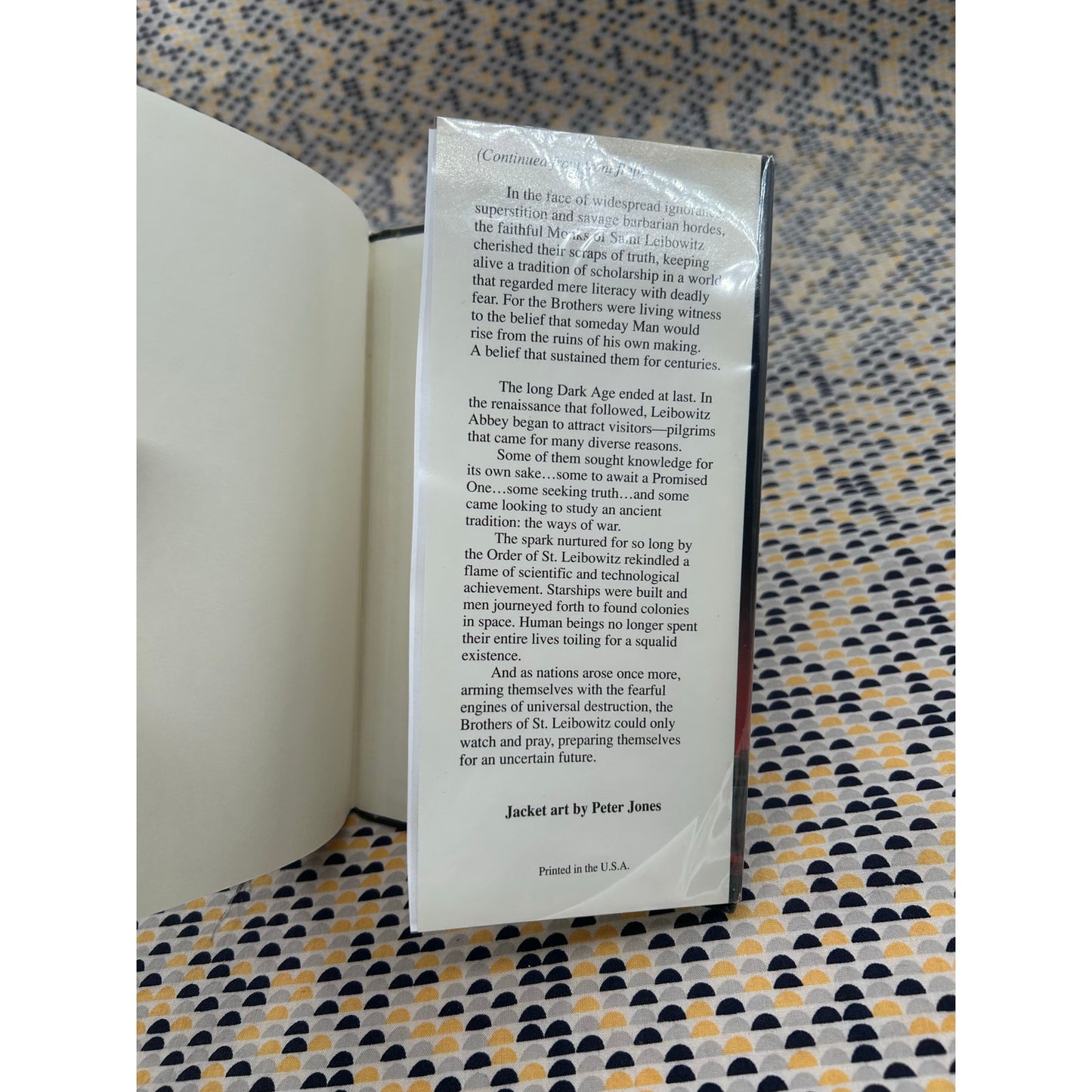 A Canticle For Leibowitz - Walter M. Miller Jr - Bantam Spectra - 1988 Hardcover Edition