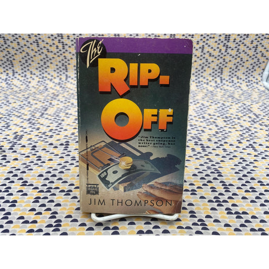 Jim Thompson - The Rip-Off - Vintage Paperback Book - Mysterious Press Edition