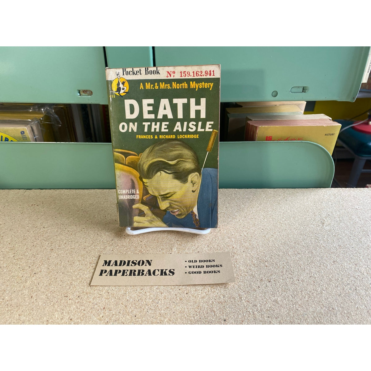 Death on the Aisle - Frances and Richard Lockridge - Pocket 411 - Vintage Paperbacks