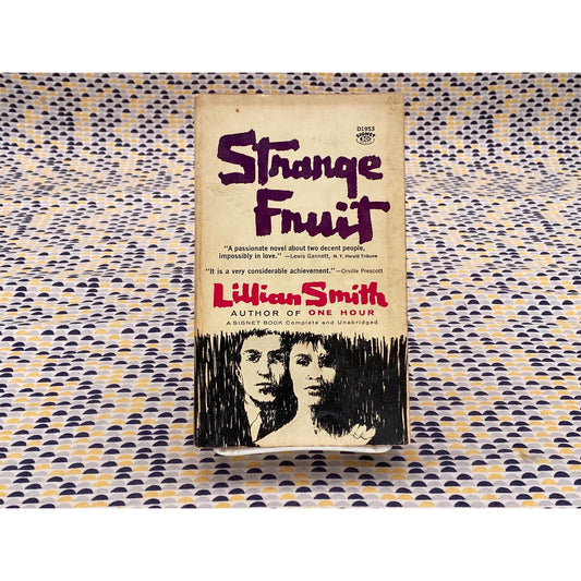Strange Fruit - Lillian Smith - Vintage Paperback - New American Library Edition