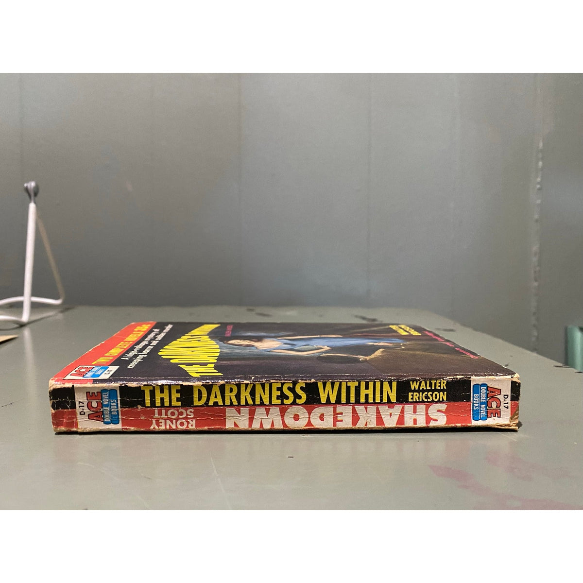 The Darkness Within (Fallen Angel) by Walter Ericson/Shakedown by Roney Scott - Ace Double D-17 - Vintage Paperbacks