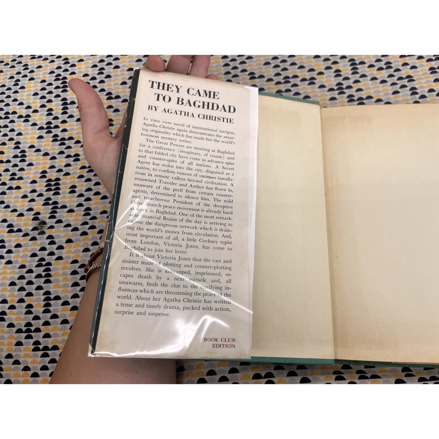 They Came to Baghdad - Agatha Christie - Red Badge Detective Books - Hardcover - Club Edition