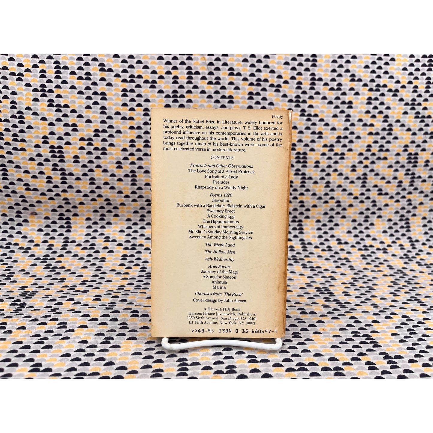 Selected Poems - T. S. Eliot - Harvest Books - Paperback