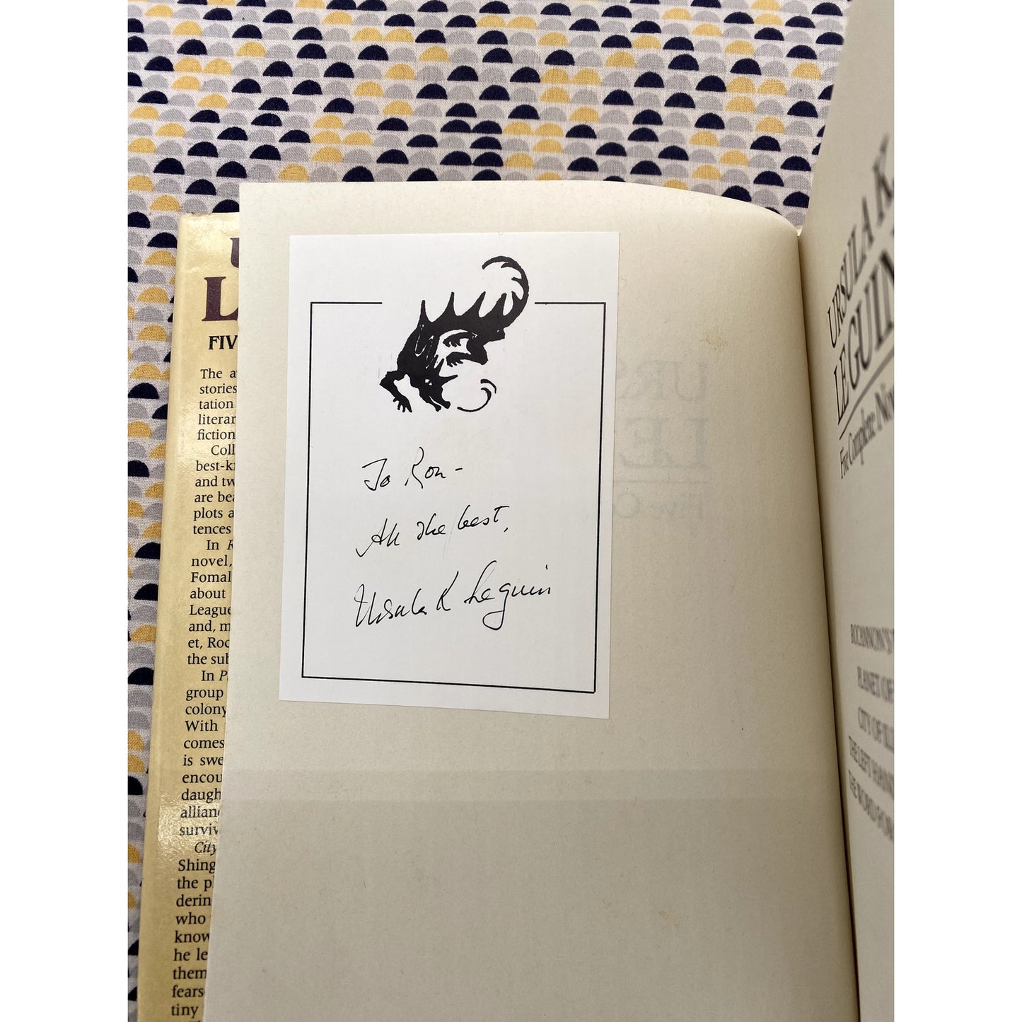 Signed - Five Complete Novels - Ursula K. Le Guin - Avenel - Hardcover