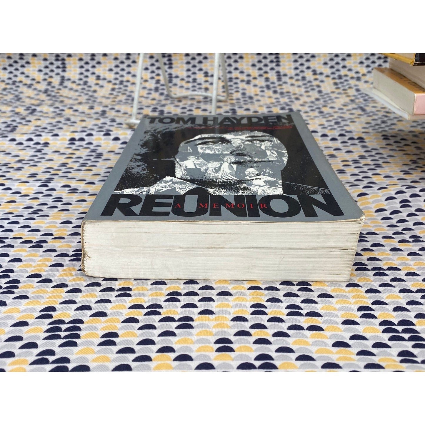 Reunion: A Memoir - Tom Hayden - Vintage Paperback - Collier/Macmillan Edition