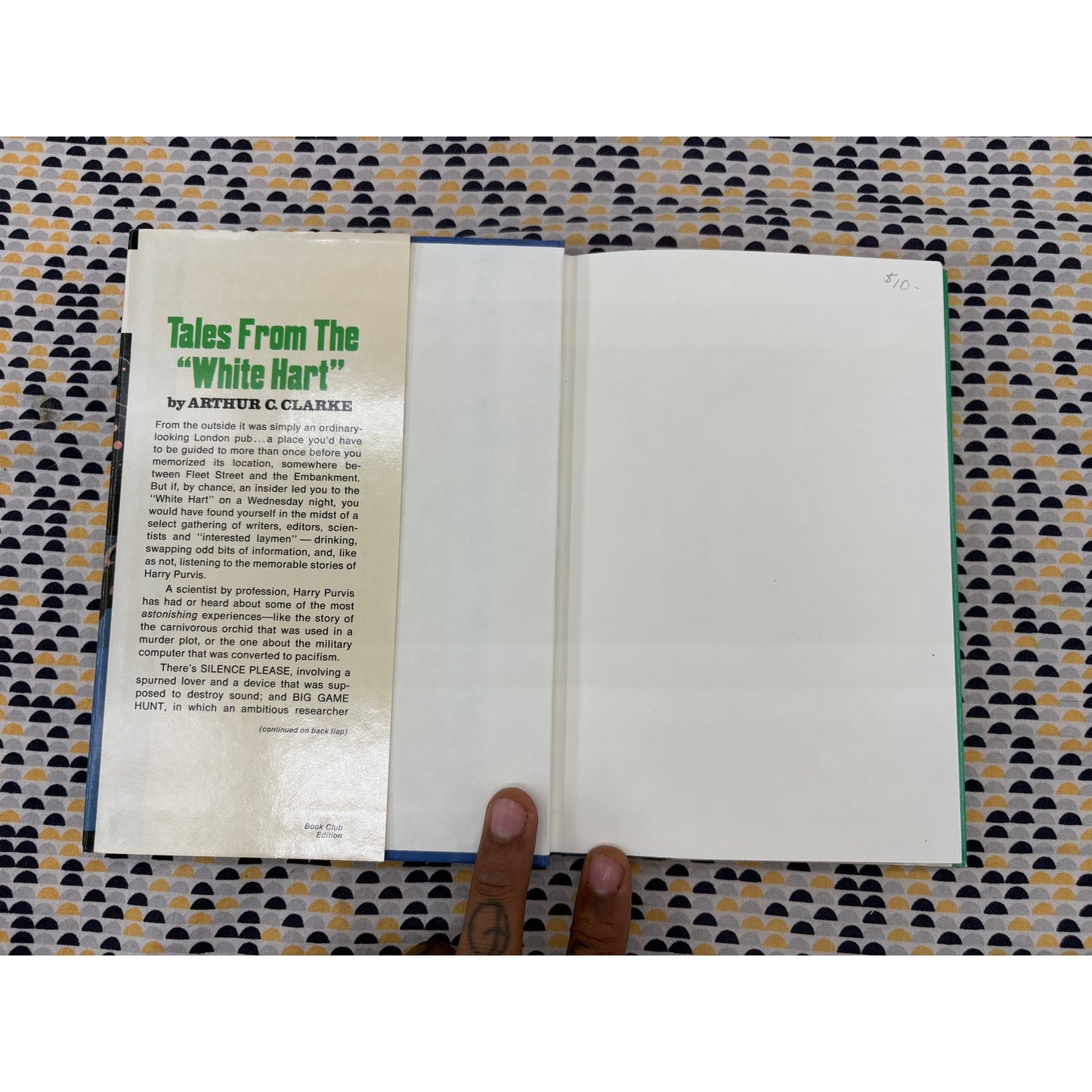 Tales From The White Hart - Arthur C. Clarke - Del Rey - Hardcover - Club Edition