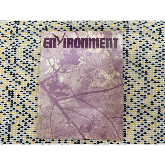Environment Magazine  - September 1970 - Vintage Ecology