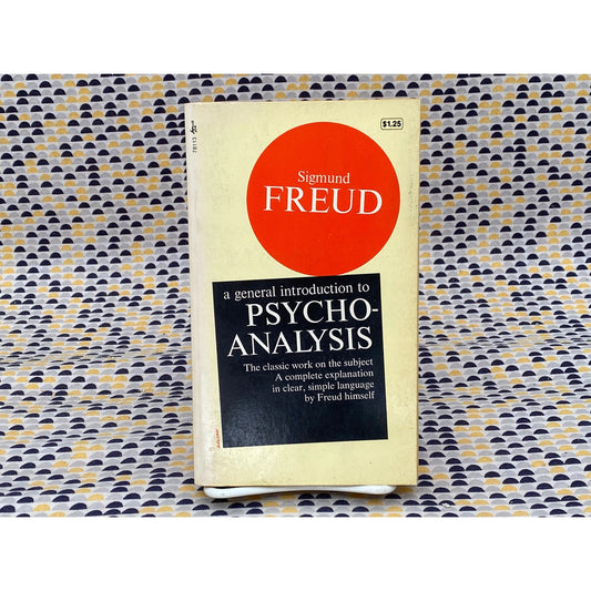 A General Introduction to Psychoanalysis - Sigmund Freud - Vintage Paperback Book