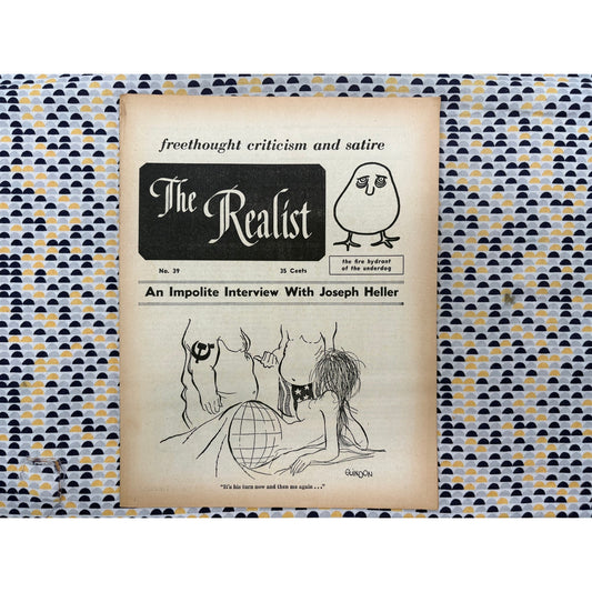 The Realist Magazine - Counterculture Newspaper - November 1962 - No. 39