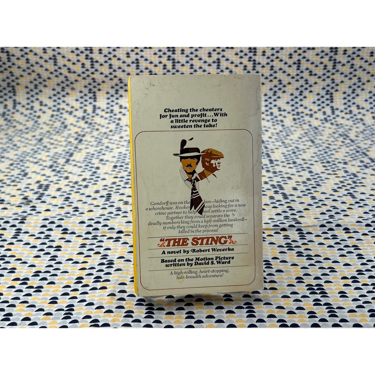 The Sting - Robert Weverka - Movie Tie In - Vintage Paperback Book - Bantam Books Edition