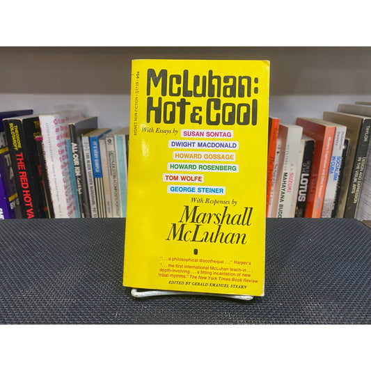 Mcluhan: Hot & Cool - Marshall McLuhan - Vintage Paperback Book - 95 cent Signet Edition