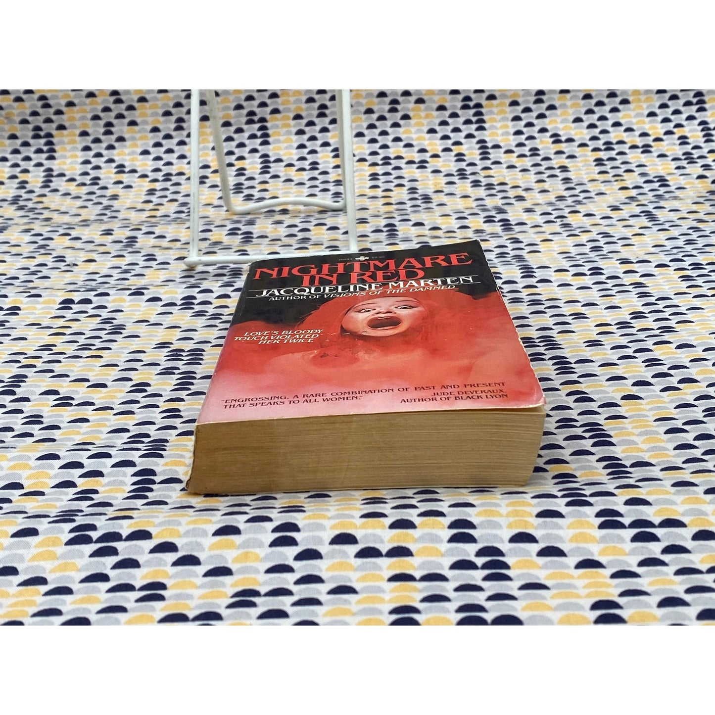 Nightmare In Red - Jacqueline Marten - Vintage Paperback Book - Playboy Paperbacks Edition
