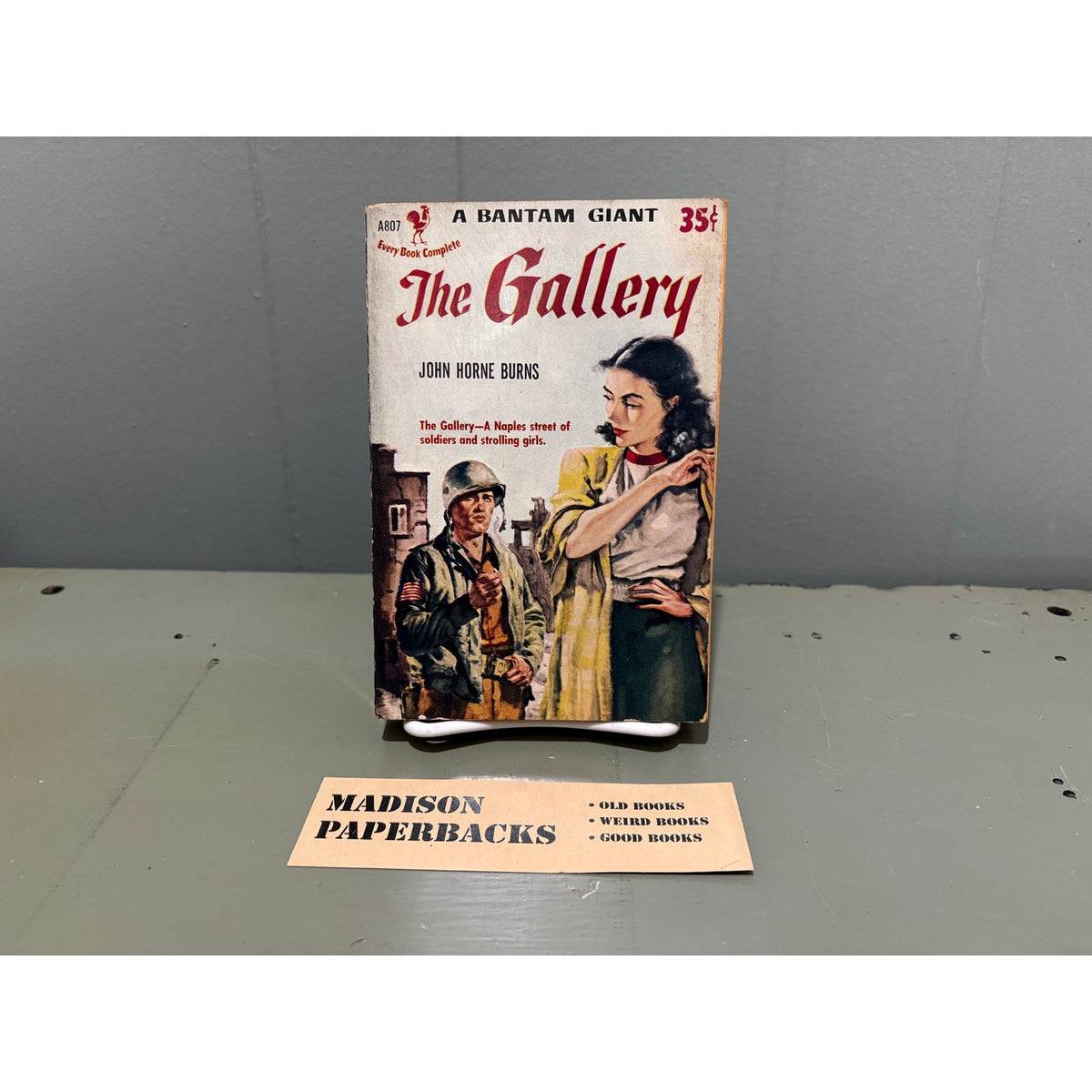 The Gallery - John Horne Burnes - Bantam Giant A807 - Vintage Paperbacks