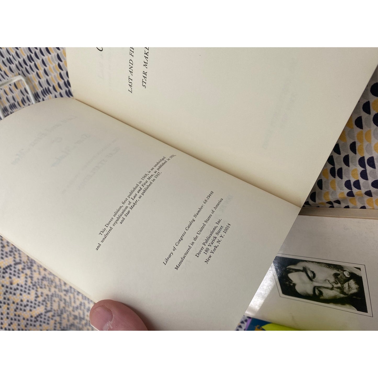 Olaf Stabledon - Last and First Me & Star Maker - Dover Books