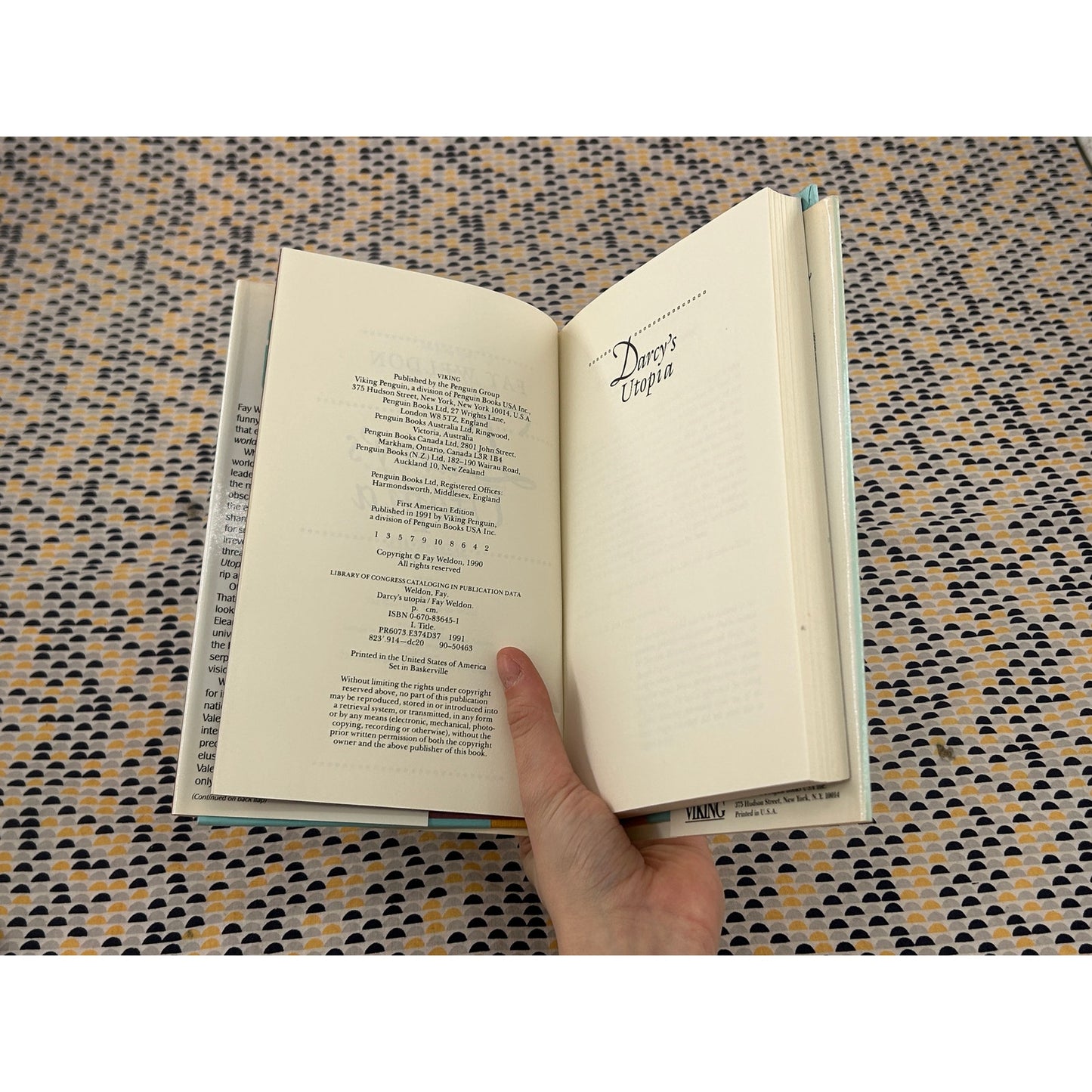 Darcy's Utopia - Fay Weldon - Viking - Hardcover - 1st Edition