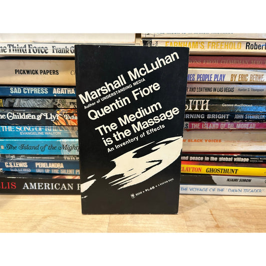 The Medium is the Message - An Inventory of Effects - Marshall McLuhan - Message - Vintage Paperback Book - Bantam Edition