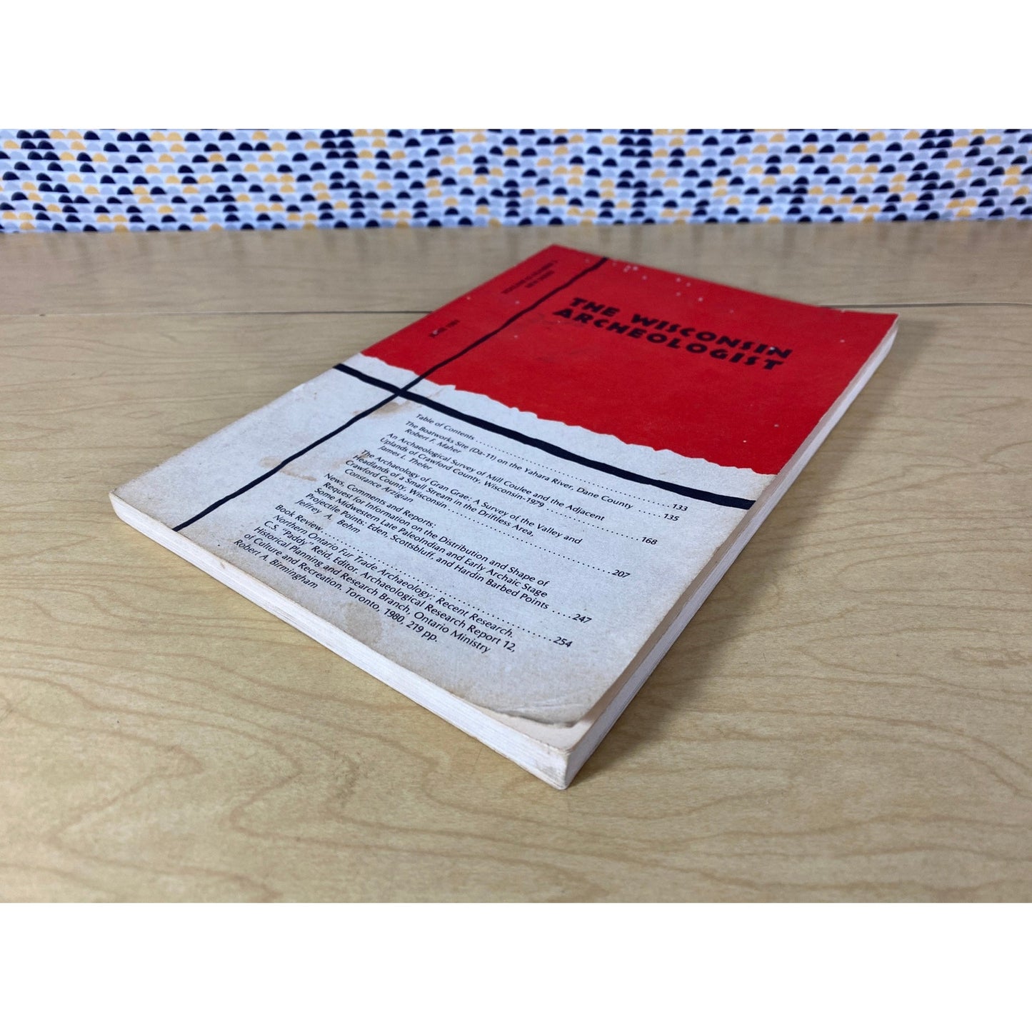 The Wisconsin Archeologist - June 1981 - Volume 62 Number 2 - Vintage Paperback Book - Wisconsin Archeological Society