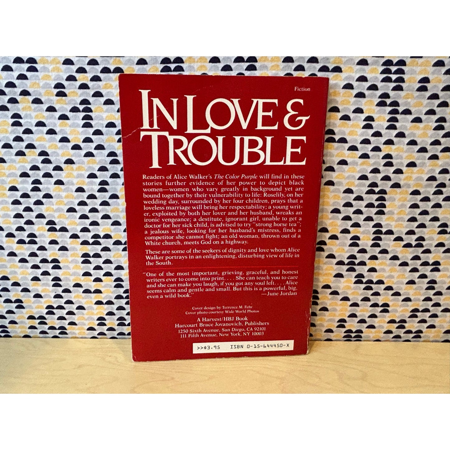 In Love & Trouble - Alice Walker - Harvest Edition
