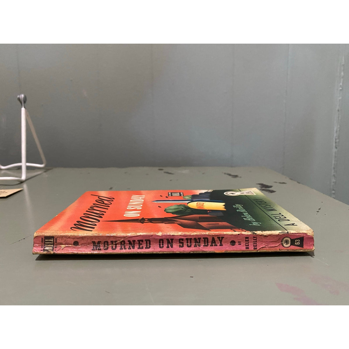Mourned on Sunday - Helen Reilly - Dell Mystery 63- Vintage Paperbacks - Mapback