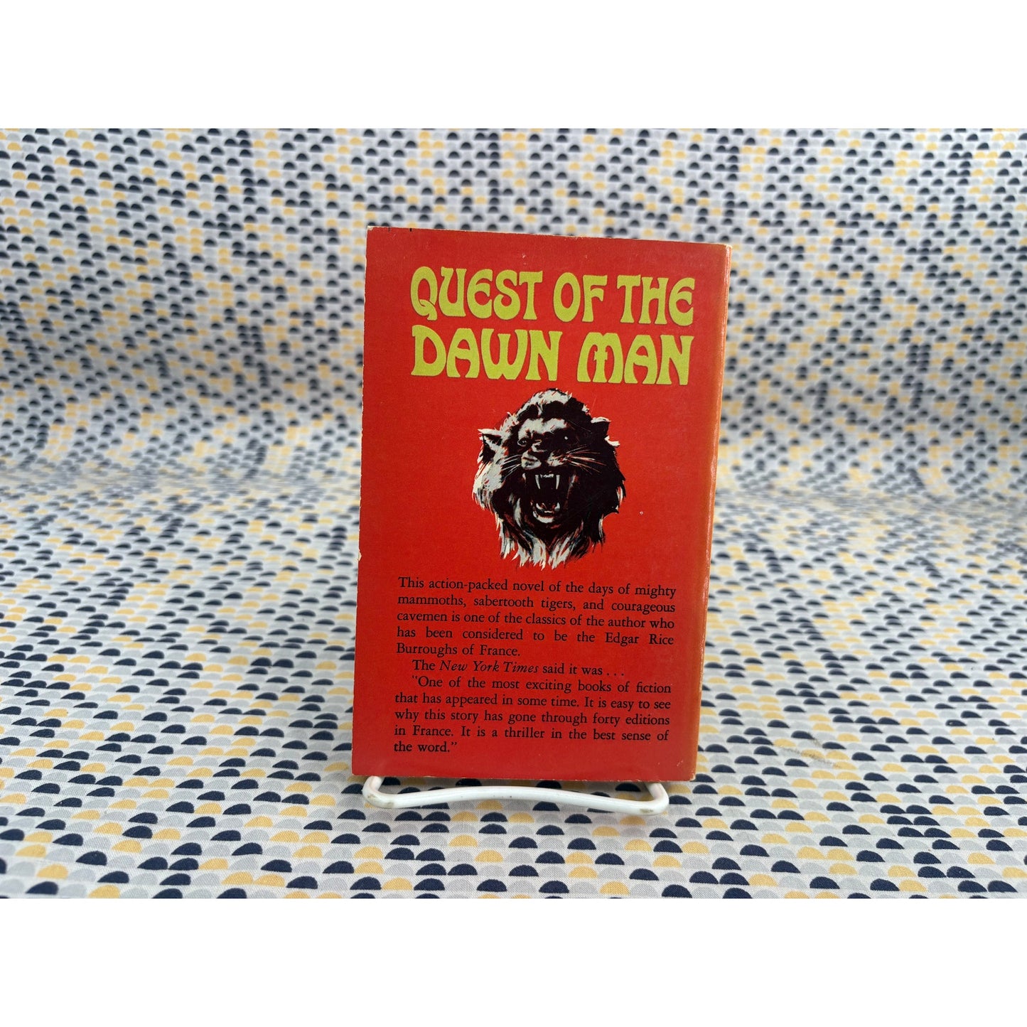 Quest of the Dawn Man (The Giant Cat) - J.H. Rosny - Ace Science Fiction Classic F-289 - Vintage Paperbacks