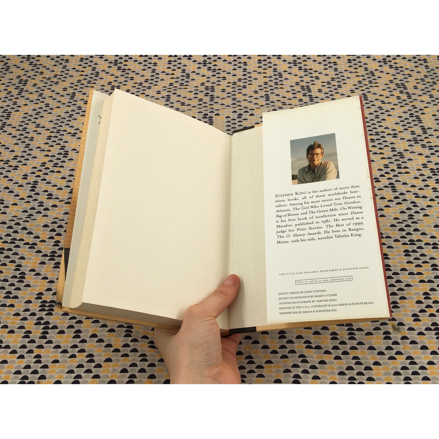 On Writing - Stephen King - Scribner - Hardcover - 1st Edition, 1st Printing