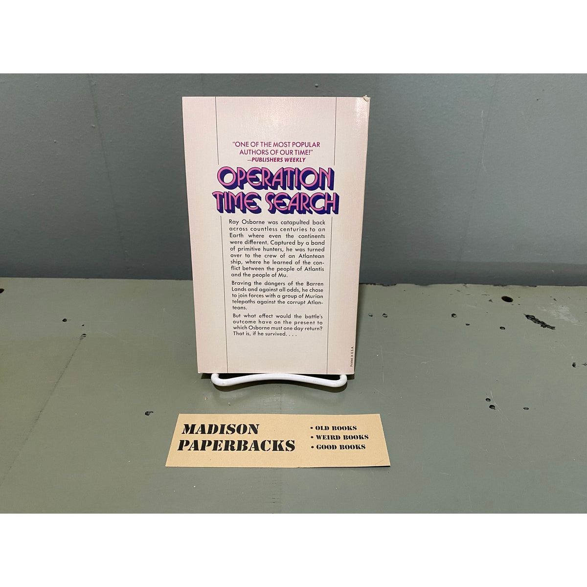 Operation Time Search - Andre Norton - Ace - Paperback