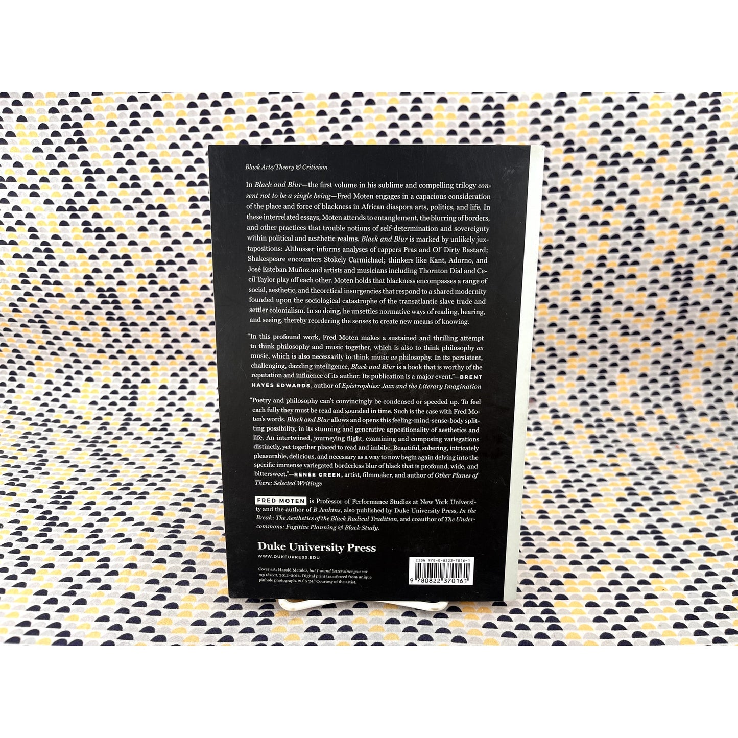 Black and Blur - Fred Moten -Duke University Press - Paperback