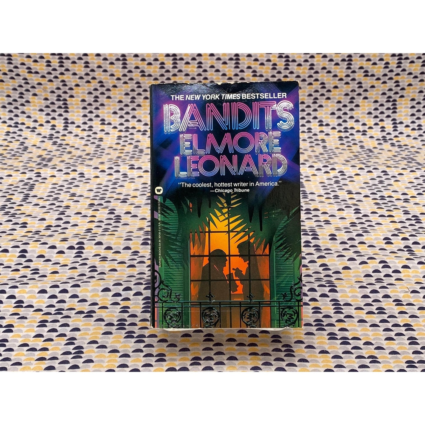 Bandits - Elmore Leonard - Vintage Paperback Book - Warner Books Edition