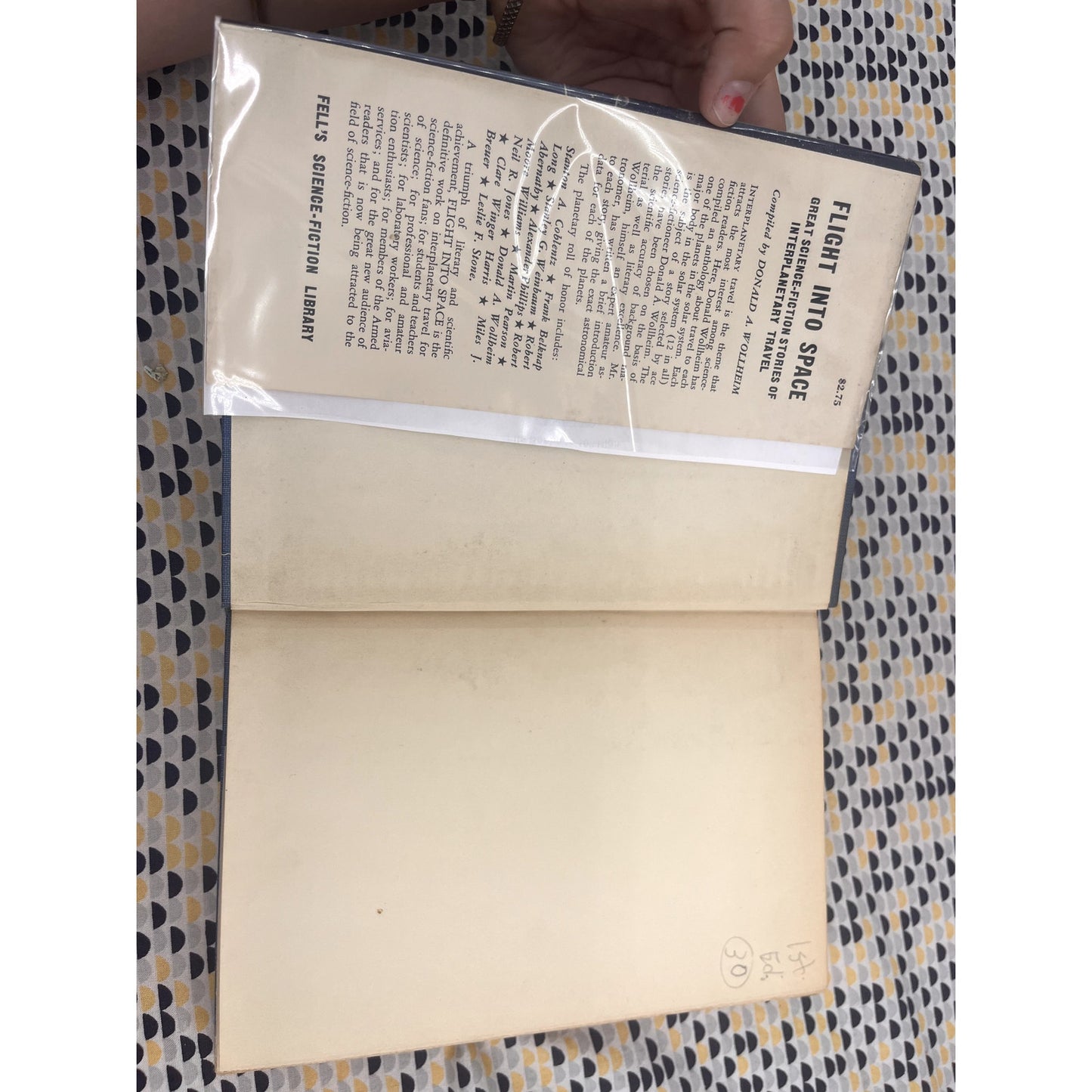 Flight Into Space - Compiled by Donald A. Wollheim - Frederick Fell Books - Hardcover - 1st Edition