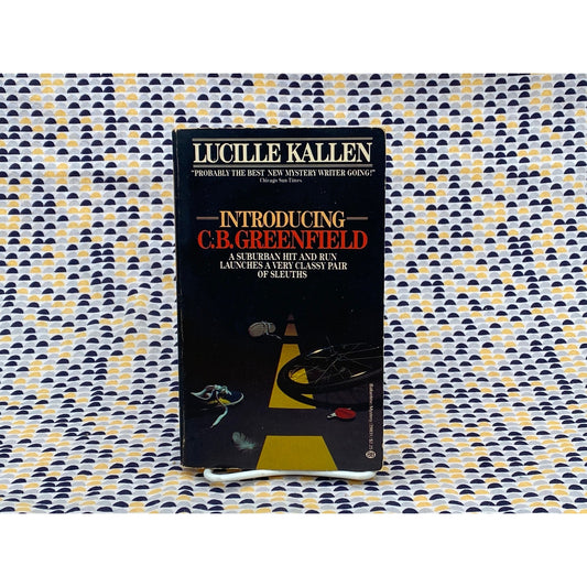 Introducing C.B. Greenfield - Lucille Kallen - Vintage Paperback Book - Ballantine Mystery Edition