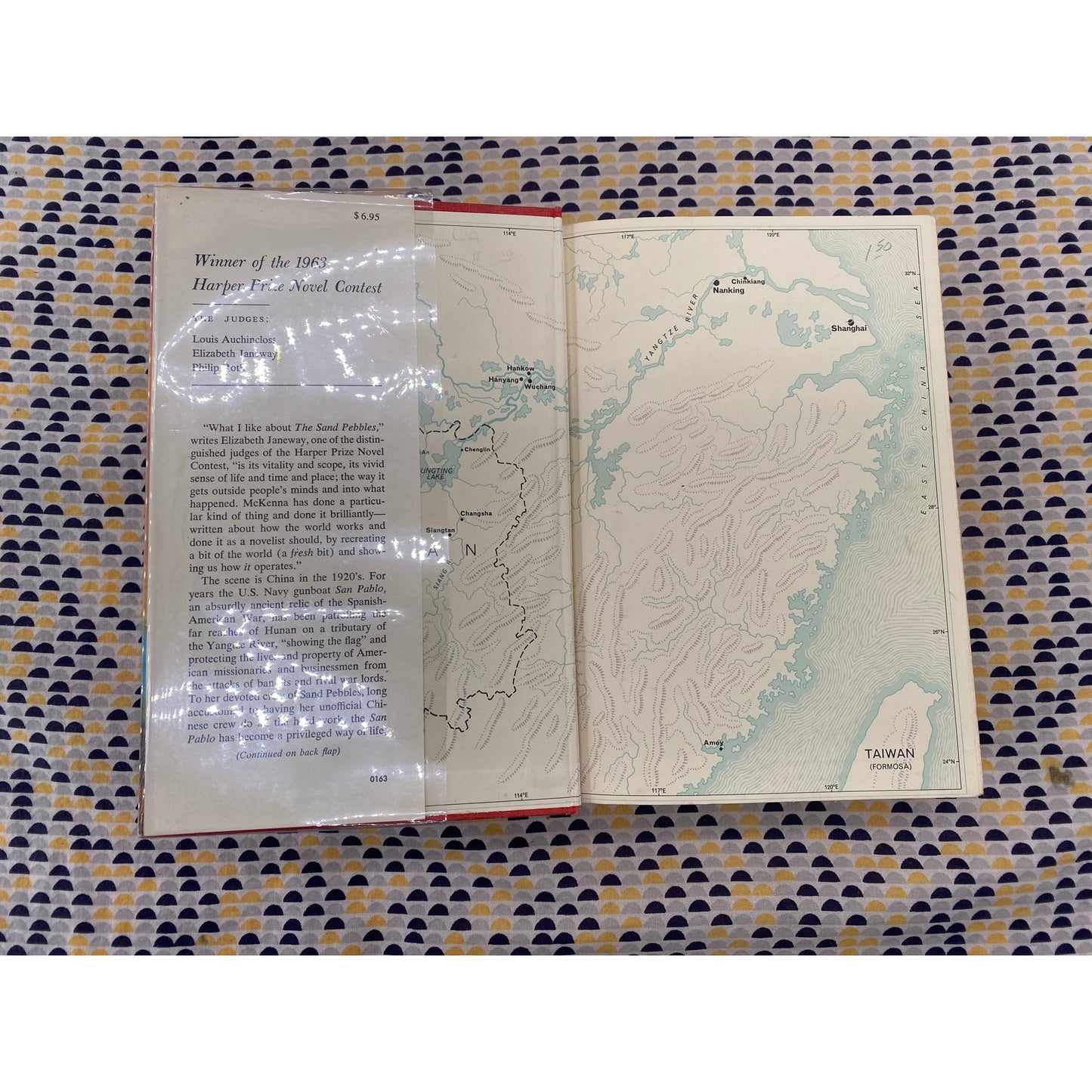 The Sand Pebbles - Richard Mckenna - Harper & Row - Hardcover - EX LIBRARY COPY