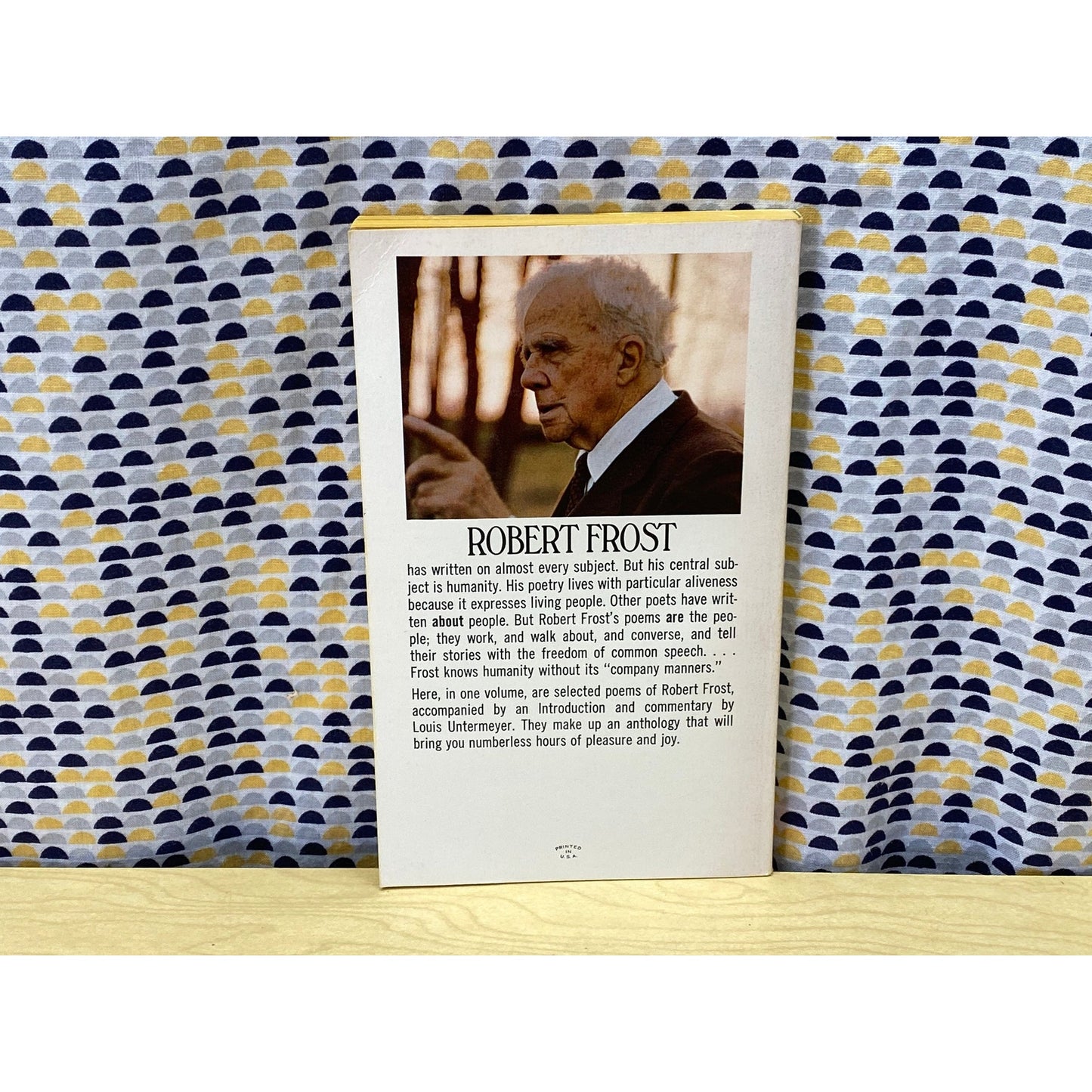 Robert Frost's Poems - Vintage Paperback Book - Washington Square Edition