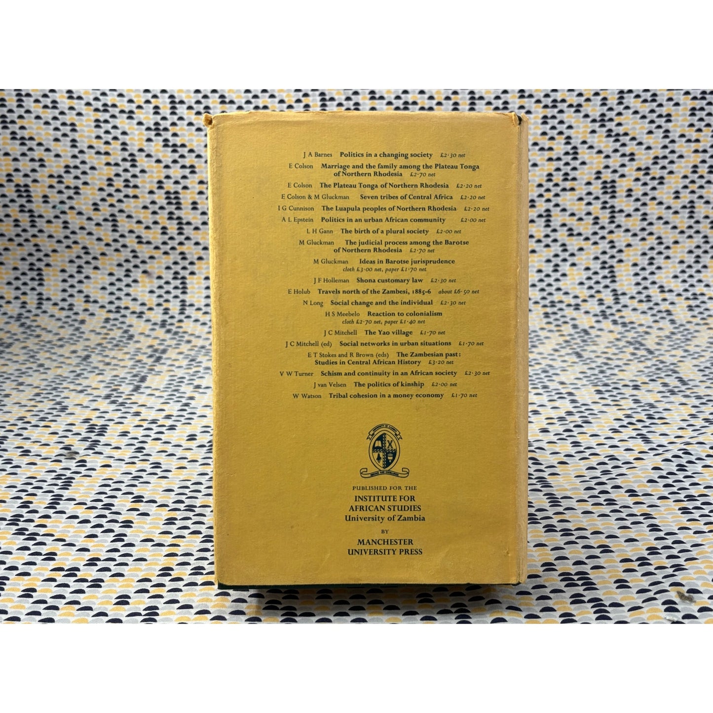The Occasional Papers of the Rhodes-Livingstone Museum - Manchester University Press - Hardcover