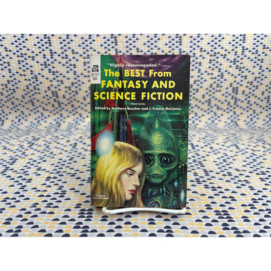 The Best from Fantasy and Science Fiction - edited by Anthony Boucher - Ace F-162 - Isaac Asimov - Arthur C. Clarke - Fritz Lieber- Vintage Paperbacks