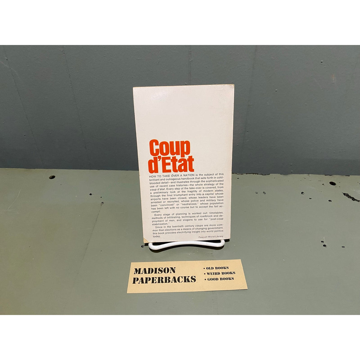 Coup'd Etat - Edward Luttwak - Fawcett Premier - Paperback