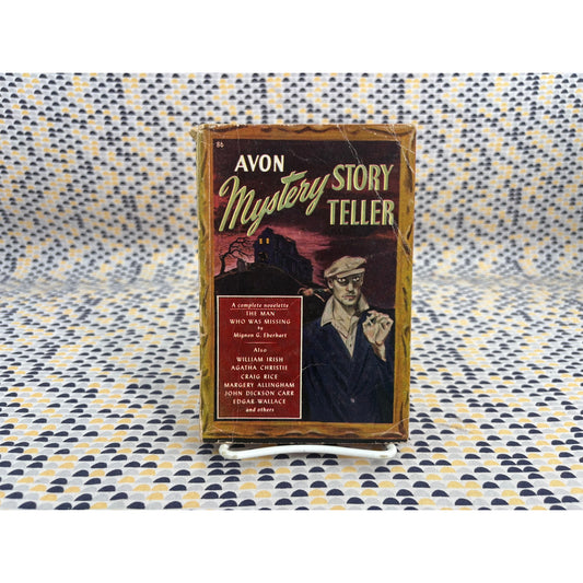 Avon Mystery Story Teller - Avon 86  - Mignon G. Eberhart- Agatha Christie - Margery Allingham - John Dixon Carr - Vintage Paperbacks