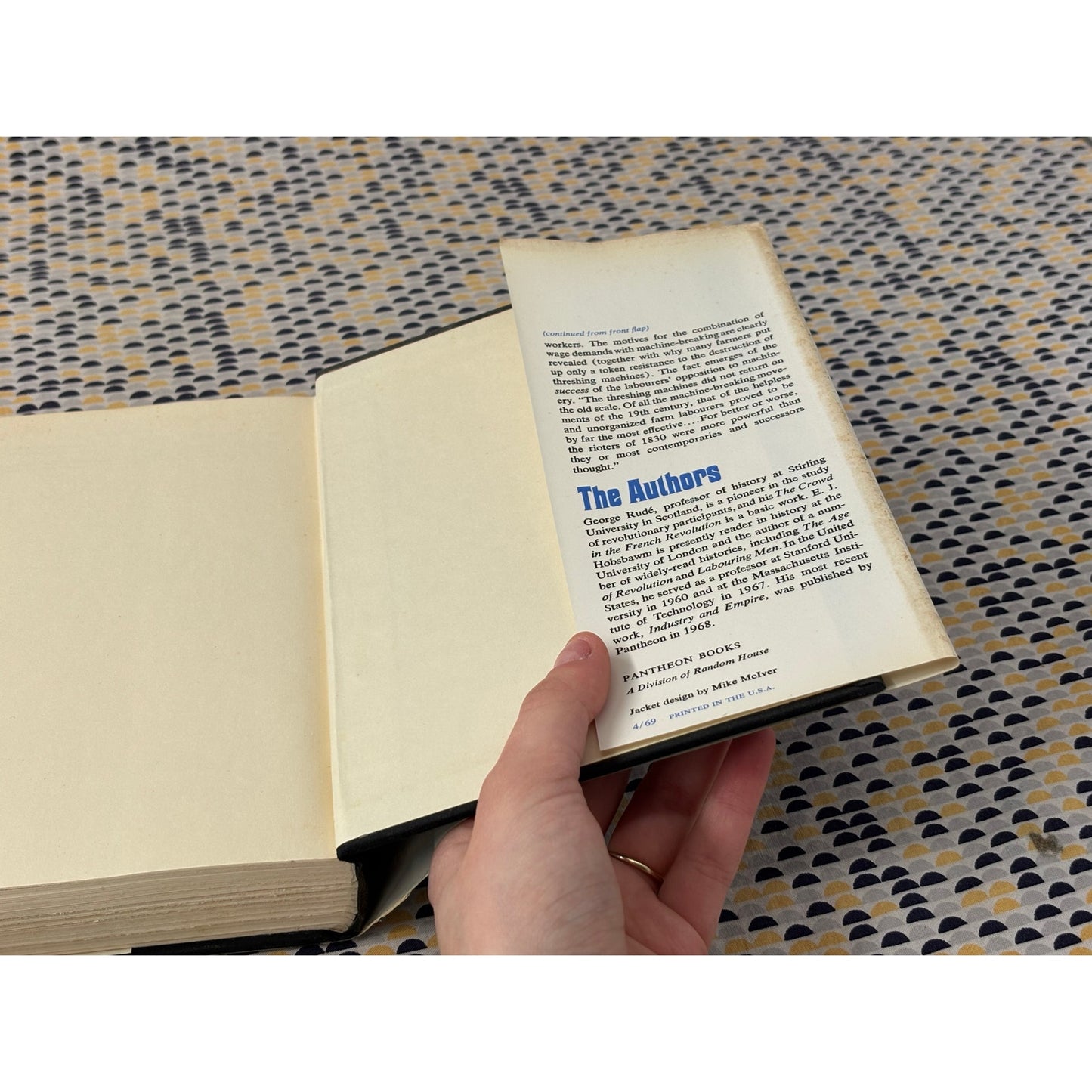 Captain Swing - Eric Hobsbawm & George Rude - Pantheon - Hardcover